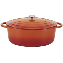 Meisterkoch Bräter  OPUS ¦ orange ¦ Gußeisen ¦ Maße (cm): B: 38 H: 14