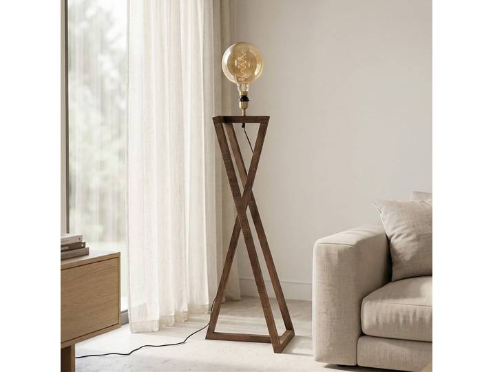 Lampe sur pied en bois naturel - Kyoto