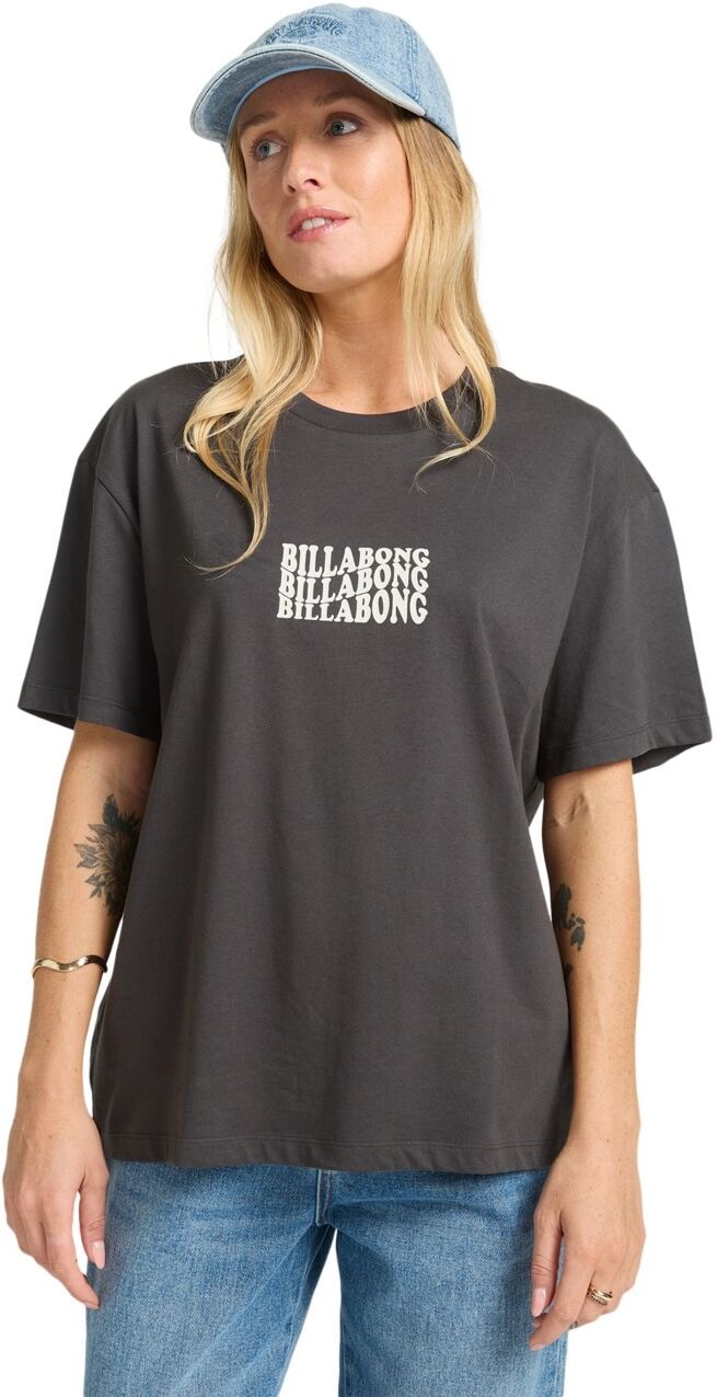 T-Shirt BILLABONG "In The Beyond", Damen, Gr. M, schwarz (off schwarz), Obermaterial: 100% Baumwolle., Shirts T-Shirt off schwarz M