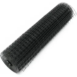 Wiltec, Gartenzaun, Maschendrahtzaun 100cmx10m 0,9mm 19x19mm Drahtgitter Volierendraht Stahl