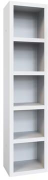 Oakland Living Corporation 5 Tier 84-in Tall Wooden Bookcase Shelf