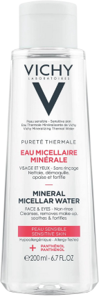 Vichy Pureté Thermale Água Micelar Mineral Pele Sensível 200ml