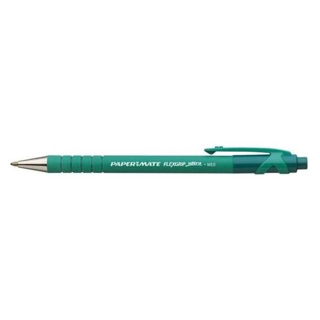 Paper Mate Kugelschreiber Flexgrip Ultra RT M Grün 12Stk (12x) (S0190453)