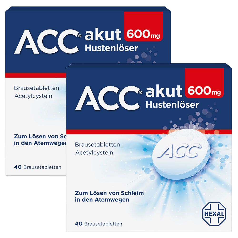 ACC akut 600 Brausetabletten Doppelpack 2x40 St
