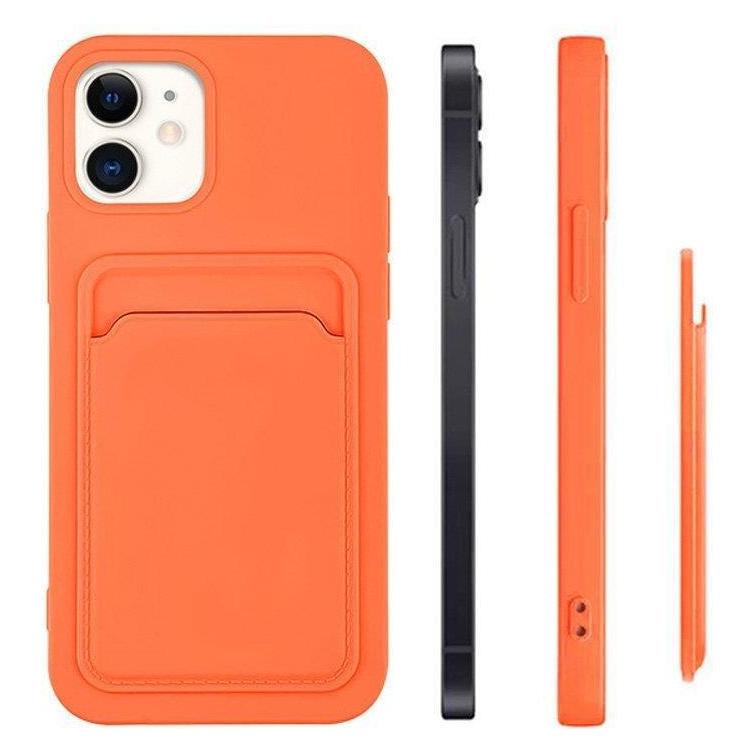 Hurtel Kartenetui aus Silikon mit Kartensteckplatz für Dokumente für Samsung Galaxy S21 + 5G (S21 Plus 5G) (Samsung Galaxy S21 5G, Samsung Galaxy S21+ 5G) (1404978613)
