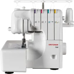 Gritzner Overlock 788, Nähmaschine, Weiss