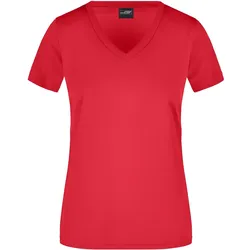 Damen Active-V-Shirt "JN735" - S - red