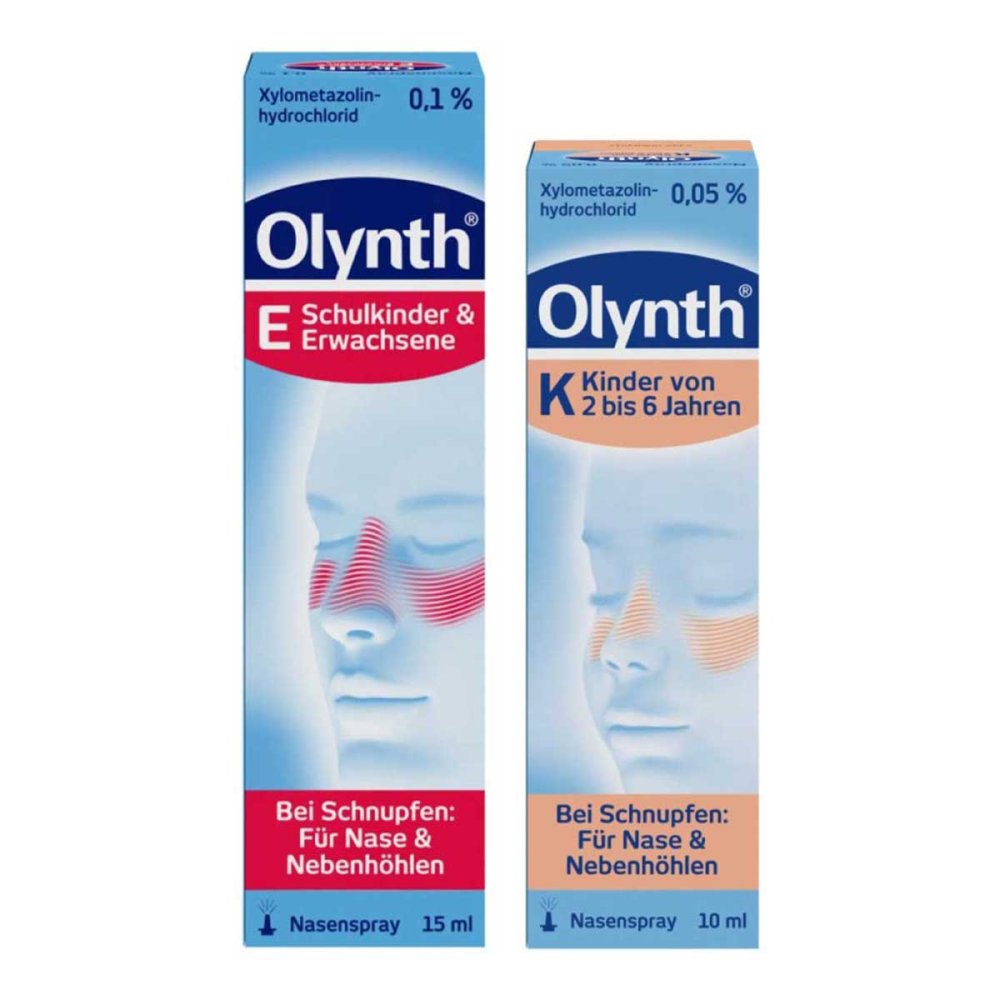 Olynth 0,05% 10 ml Nasenspray + Olynth 0,1% 15 ml Nasenspray 08107811