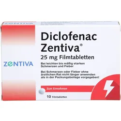 Diclofenac Zentiva 25 mg Filmtabletten 10 ST