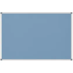 Pinnboard Maulstandard Textil 90x60 cm hellblau Packung mit 5 Stück