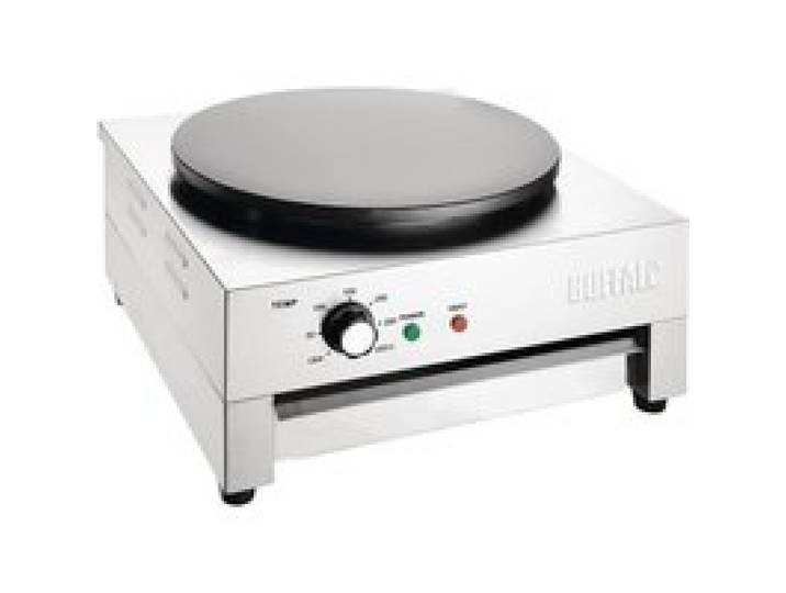 Crêpière Professionnelle en Fonte Antiadhésive Ø 400 mm - Buffalo