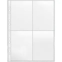Veloflex, Mappe, Sammelhülle A4 100er 4 Taschen glasklar (A4)