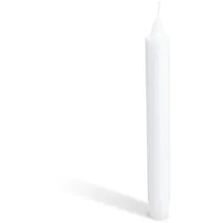 160x Tafelkerzen 200 mm 8 Stunden Brenndauer weiß