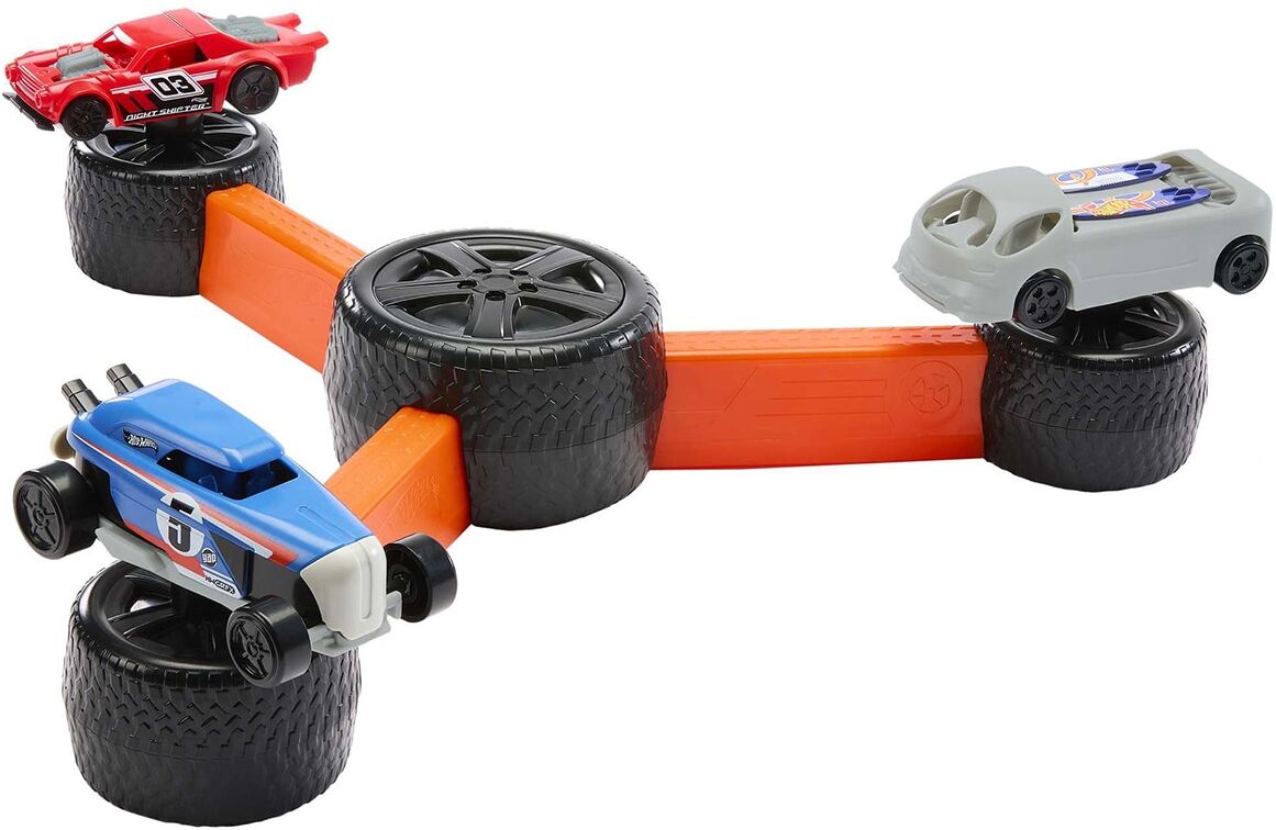 Hot Wheels Juego de mesa Wheels Construye y Destruye Mattel Games.