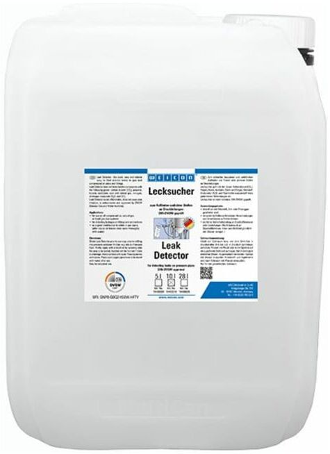 WEICON Lecksucher, zum Auffinden von Rissen an Druckleitungen, 10 L, leicht gelblich, klar (15400010)
