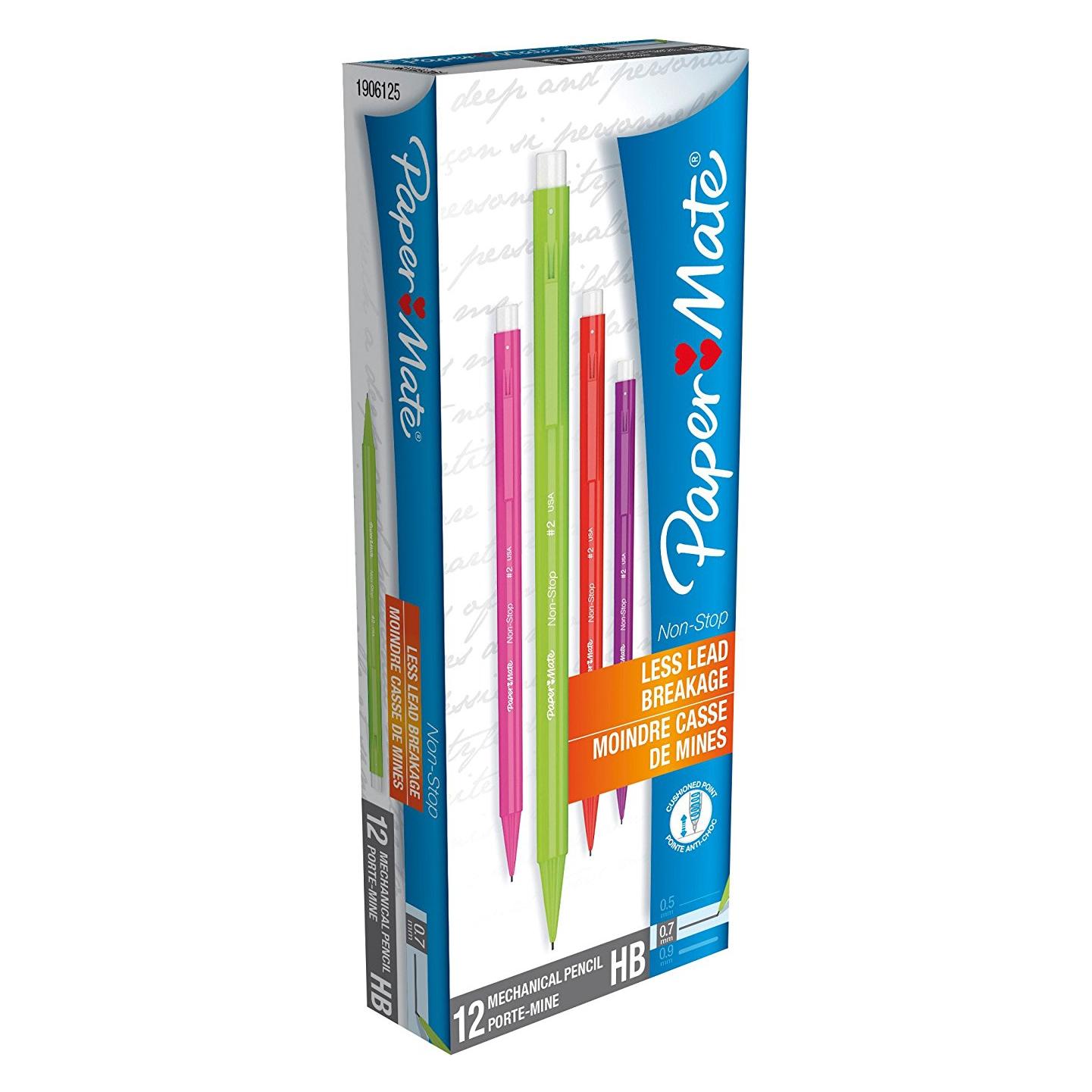 Paper Mate Faserschreiber Non-Stop NEON farblich sort 12 Stk (0.70 mm, HB, 12x) (1906125)