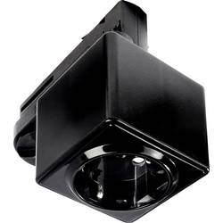 Deko Light 710026 D Line Steckdosenadapter Hochvolt-Schienensystem-Komponente Stromschiene 3phasig Schwarz