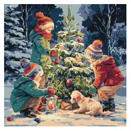 Ideyka Malen nach Zahlen - Freundschaftsweihnachtsbaum (68648204)