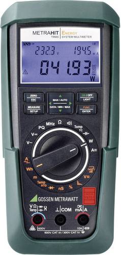 Gossen Metrawatt METRAHIT Energy Hand-Multimeter kalibriert (DAkkS-akkreditiertes Labor) digital CAT III 600 V, CAT IV 300V