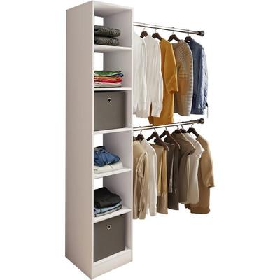 Offener Kleiderschrank Dachschrägen Regal Dacholll