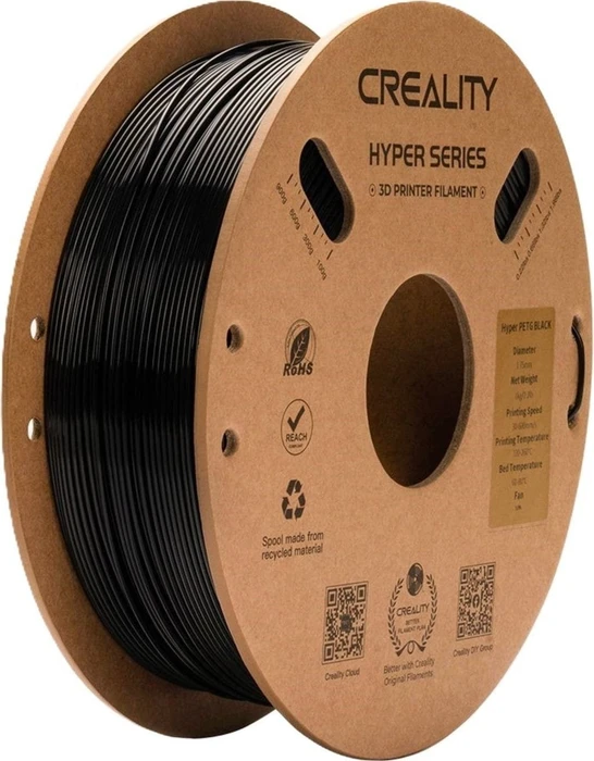 CREALITY PETG Filament-Rolle Hyper schwarz 1,75 mm