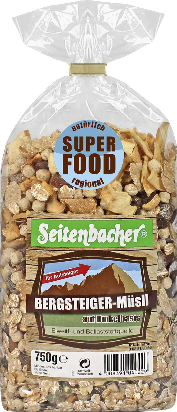 Seitenbacher® Bergsteiger-Müsli 750,0 g 330710