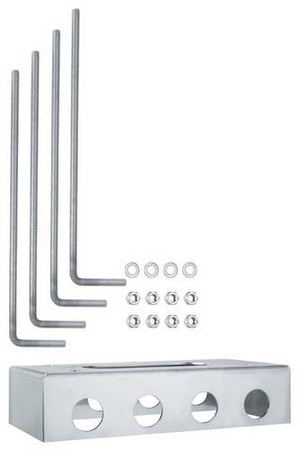 Hager XEV428 E-Ladestation Bodensockel (B x H) 175mm x 400mm Stahl 1St.