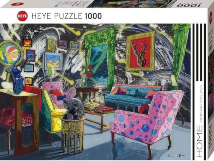 Room With Deer Puzzle: 1000 Teile