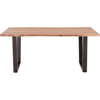 Esstisch MCA LIVING "Calabria", braun (akazie natur, antik gewischt, akazie natur), B:180cm H:78cm T:100cm, 100% Akazie, Tische, Rechteckiger Esstisch Esstisch Holz-Esstische, Massivholz mit Baumkante