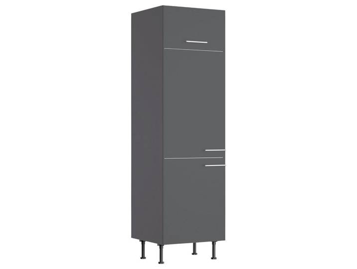 Optifit Geräteumbauschrank, Anthrazit, 1 Fächer, einzeln stellbar, 60x211.8x58.1 cm, Made in Germany, DIN EN ISO 14001, DIN EN ISO 50001, DIN EN ISO 9001, Zusatzausstattung erhältlich, Küchen, Küchenmöbel, Küchenschränke, Geräteumbauschränke