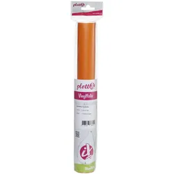 plottiX Wandtattoo-Folie 31.5 cm x 1 m hellrotorange