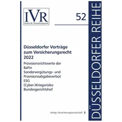 Düsseldorfer Vorträge zum Versicherungsrecht 2022, Fachbücher von Dirk Looschelders, Lothar Michael
