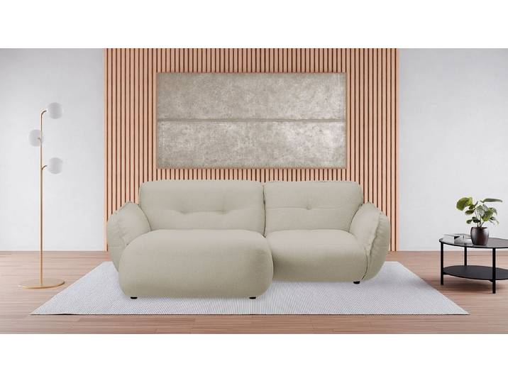 BETYPE Ecksofa Be Fluffy, Softes Sitzgefühl, moderne Kedernaht, hochwertiger Bezug