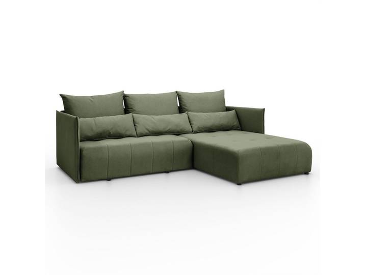 ECKSOFA APOLLO L mit Schlaffunktion und Bettkasten – rechte Seite