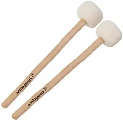 Schlagwerk MA 105 Bass-Schlägel 1 Paar (Trommel), Drumsticks + Schlägel
