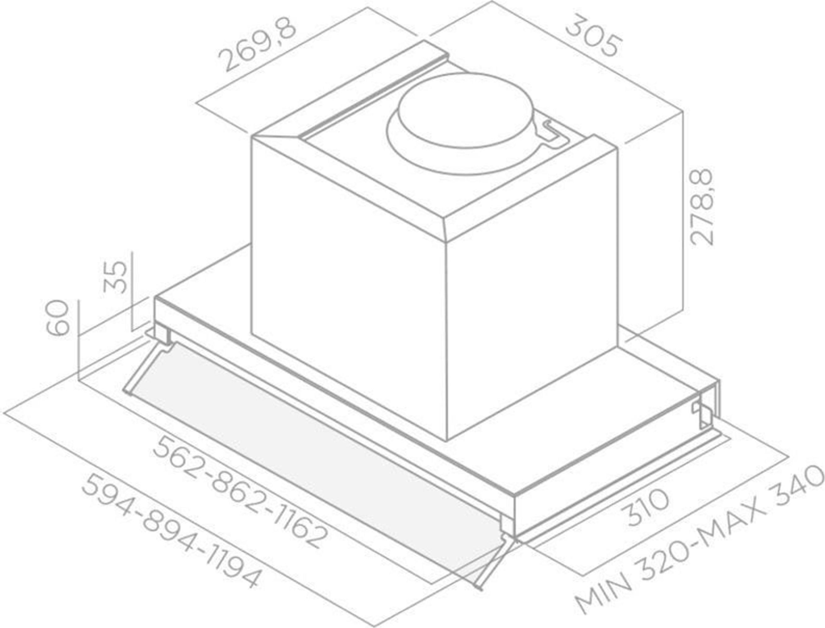 BOX IN PLUS IXGL/A/60 odsávač pár ELICA