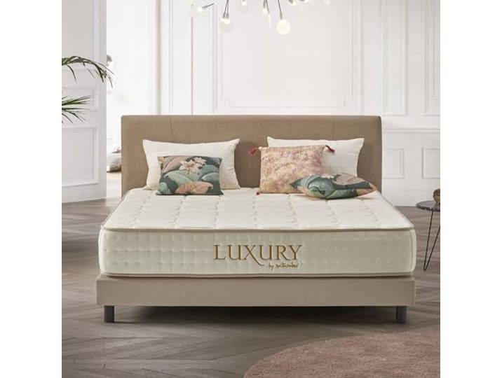 Naturalex - Luxury - Matratze 160x200 cm - Höhe 26 cm Kaltschaummatratze - 26cm - H3 - mittelfest - 7 Zonen Premiummatratze - schlafen wie im Luxushotel - Blue Latex Kern für