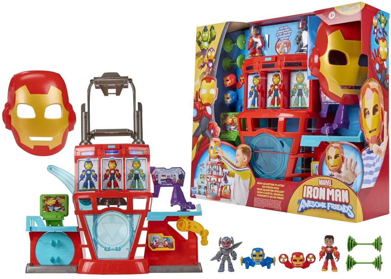 Hasbro Marvel Iron Man And His Awesome Friends: Iron Quarters Playset - Playset