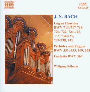 Wolfgang Rübsam - Bach: Orgelchoräle Vol 3 Rue - Preis vom 14.10.2026 23:07:16 h