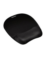 Fellowes Schwarz Mauspad Memory Foam Mouse Pad/Wrist Rest Black (9176501)