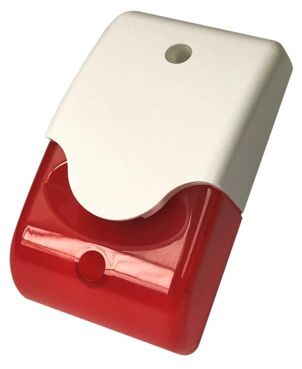 Güde 7940 Bedrade sirene, Kunststof, 100 dB, IP34, 12 V, B/D/H: 73 x 43 x 122 mm