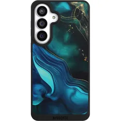 Nivocase Handyhülle für Samsung Galaxy S26+ Hülle NIVOpure Case Schwarz Art Farbverlauf Marmor (Samsung Galaxy S26+), Smartphone Hülle, Schwarz