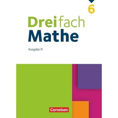 Dreifach Mathe 6. Schuljahr. Niedersachsen - Schülerbuch, Gebundene Ausgabe von , Cornelsen Verlag, 978-3-06-043669-9