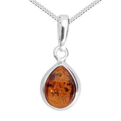 Kette mit Anhänger OSTSEE-SCHMUCK "Ostsee-Schmuck Kette mit Anhänger Enela Kette mit Anhänger Enela" Gr. 45, silber, Halsketten, Damen, 45cm, Silber 925 (Sterlingsilber), L: 42