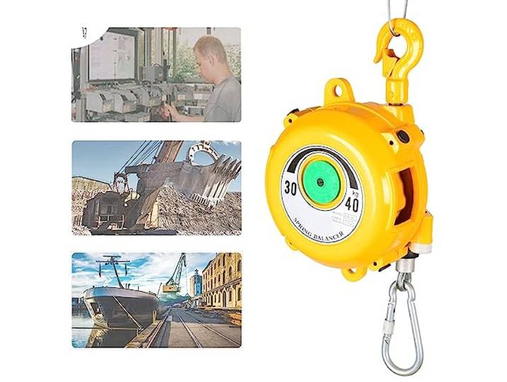 Verstellbarer einziehbarer Federausgleich mit Haken und Drahtseil for schwere Werkzeuge(30-40kg)