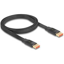 Delock DisplayPort Anschlusskabel DisplayPort Stecker 1 m Schwarz 81005 8K UHD, vergoldete Steckkontakte DisplayPort-Kabel