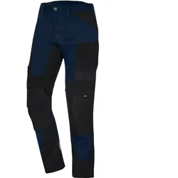 Stretch Bundhose Canvas "LEO" - 94 - marine/schwarz
