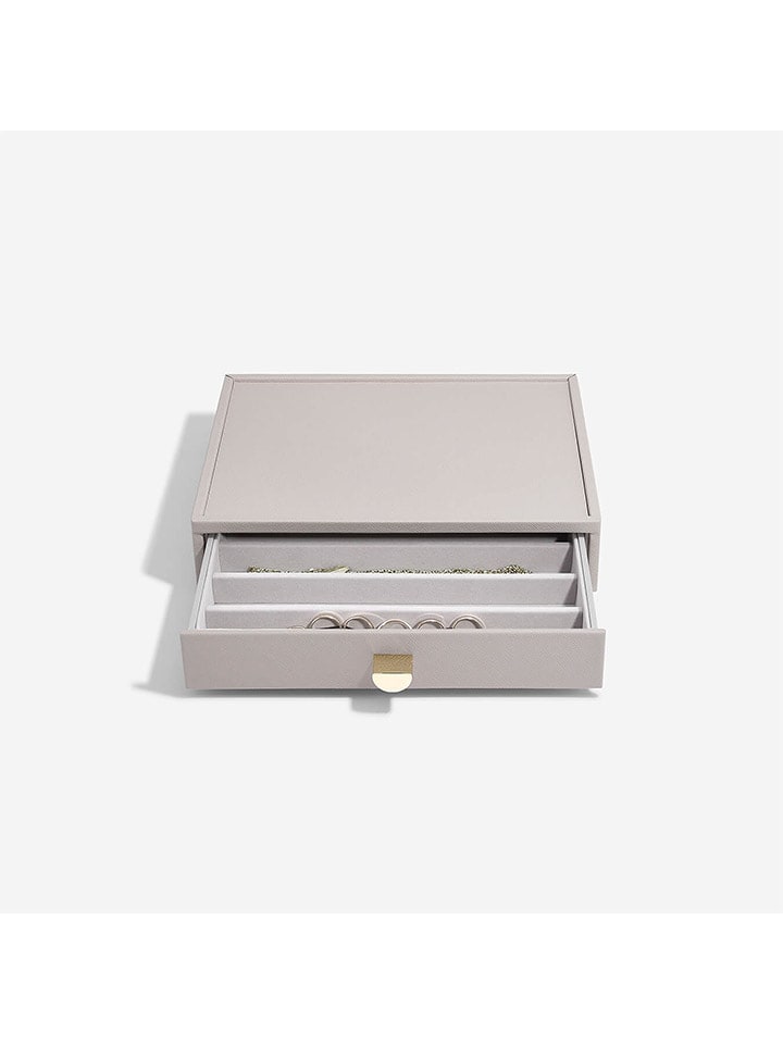 Stackers Schmuckkasten "Classic" in Taupe - (B)25 x (H)18 x (T)5,8 cm - onesize