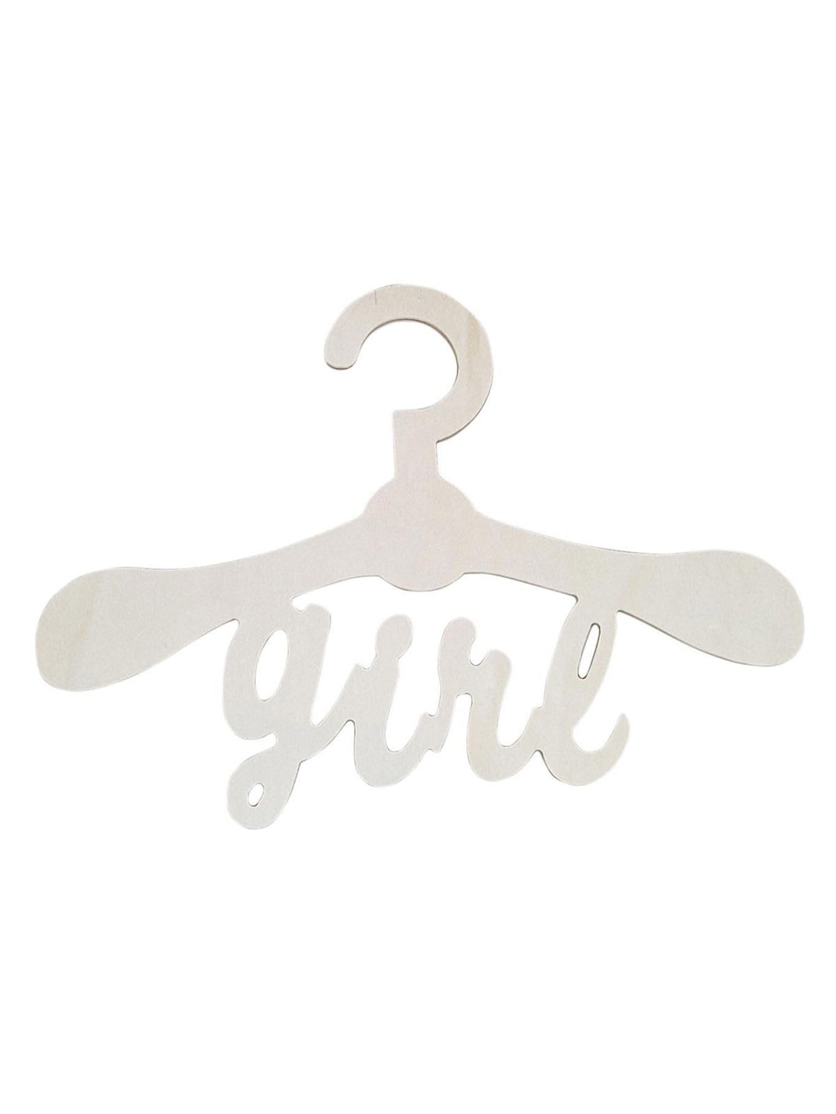 Playwood Multiplex Wooden Children's Clothes Hanger Girl
