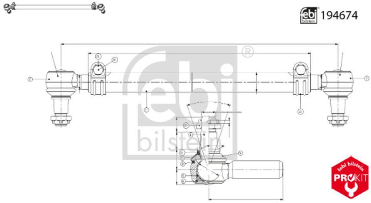 Febi Bilstein Lenkstangensatz FEBI 194674